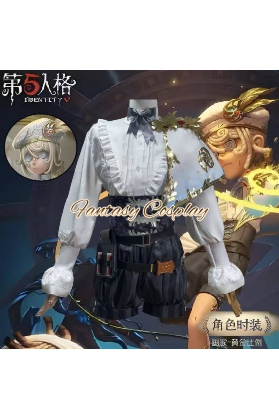 Identity V Painter Edgar Valden Golden Ratio Cosplay Costume